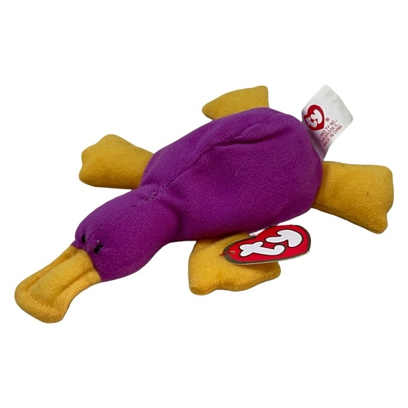 Ty Teenie Beanie Babies Named Patti the Platypus! Rare - Picture 1 of 5